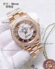 Perfect Replica Rolex Datejust Rose Gold Diamond Case President Diamond Band Couple Watch (5)_th.jpg
